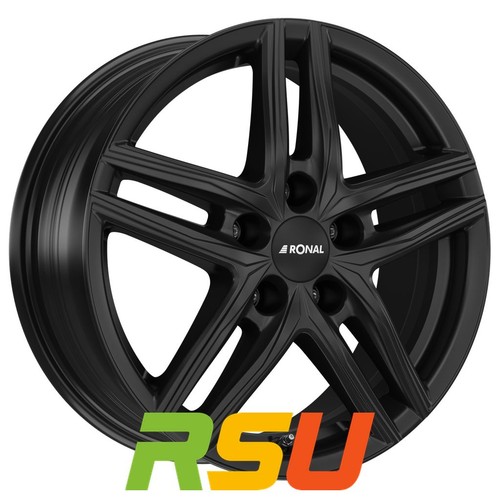 Ronal r65 jetblack - jetblack-matt, 7x18"