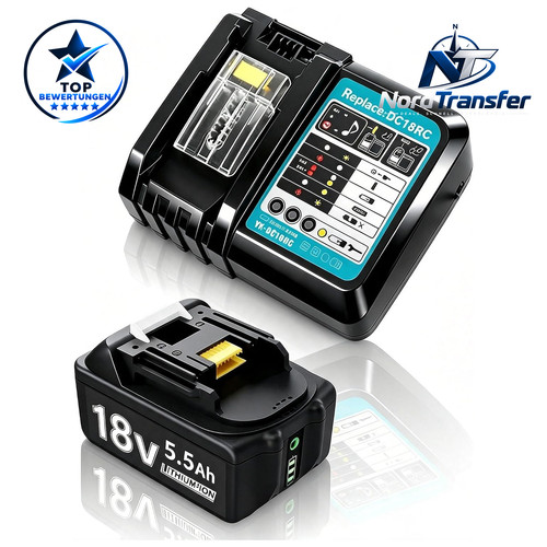 Ersatzakku 18v 5500mah mit - 5500mah,