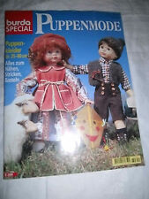 Burda Special E 399 Puppenmode f Käthe Kruse u.a. Nähen Stricken basteln