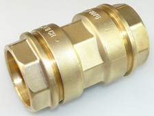 RAUFOSS ISIFLO KUPPLUNG 63 MM x 63 MM PE ROHR VERSCHRAUBUNG VERBINDUNGSSTÜCK