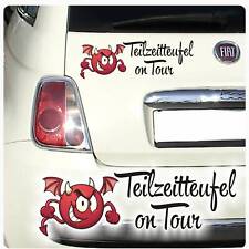 Auto Aufkleber Teufelchen Teufel Teilzeitteufel on Tour Sticker Devil DA172 