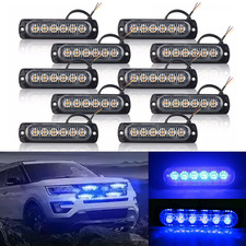 6LED Blau Frontblitzer