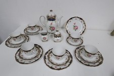 Winterling Röslau BAVARIA  Kaffeeservice  vergoldet- Goldrand- Blume -Kobaltblau