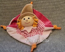 STERNTALER Hexe HELENE mit Hut Schmusetuch Kuscheltusch Mädchen rosa & pink 25cm