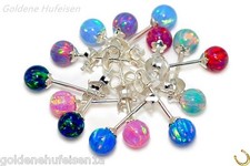 Opal Kugel 5 mm Ohrstecker 925