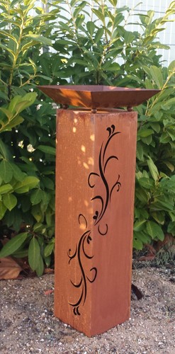 Edelrost säule ranke rost - edelrost,