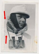 132361, Foto Russland Finnland, Offizier Dienstglas Fernglas, Tarn-Feldmütze