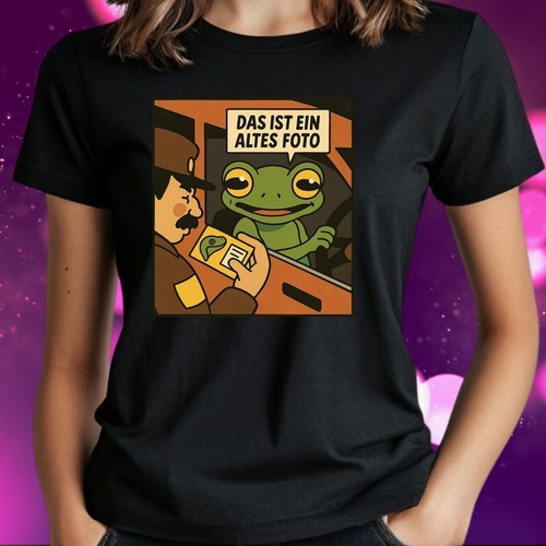 Frauen shirt lustiger frosch - frauen,