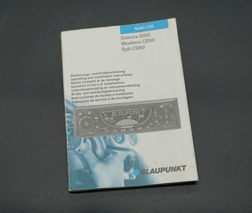 Bedienungsanleitung blaupunkt - bedienungsanleitung,