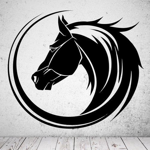 Wandtattoo pferd tribal - pferd,