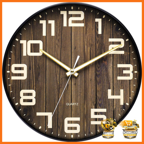 Wanduhr rund kunststoff - rund,