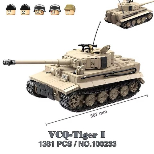Tiger klemmbaustein panzer - tiger,