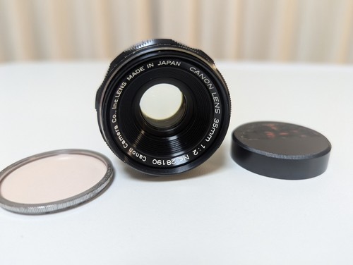 Mint canon 35mm - mf, lens