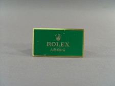 142900: Rolex Air King Original Vitrinen Display, Aufsteller, Schild