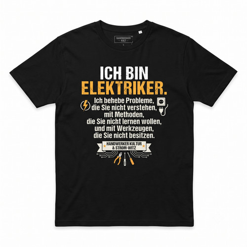 Elektriker shirt herren - elektriker,