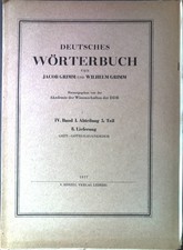 Deutsches Wörterbuch: IV