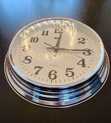 Uhr wanduhr chrom - ★,