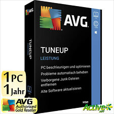 AVG PC TuneUp 2025 1 PC Vollversion 1 Jahr TuneUp Utilities DE Tune Up 2026 NEU