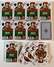 10x Skatkarten Original Altenburger Spielkarten ASS - Französisches Bild