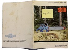 Solo Rex Motorsäge - Handbuch