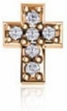 Elements Kreuz Damen Gold Neue