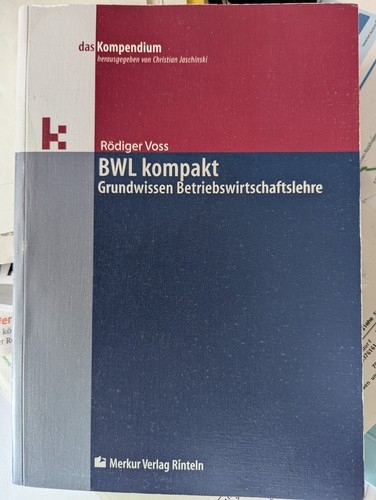 Bwl kompakt grundwissen - bwl,
