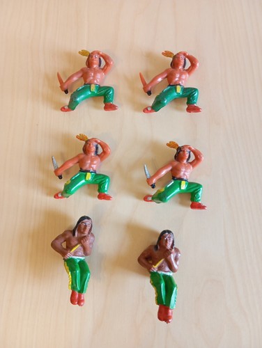 Indianer figuren konvolut ddr - figuren,