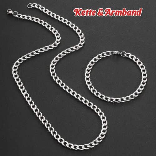 Herren panzerkette silber - herren,