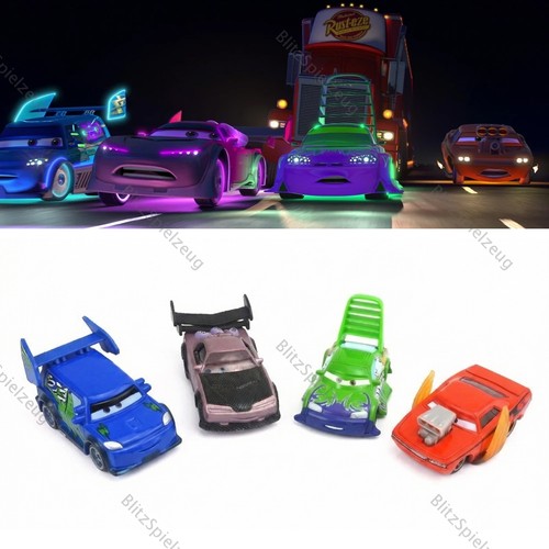 4er set cars die cast - boost, dj