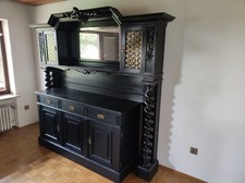 Antiker Buffetschrank / Anrichte Schwarz