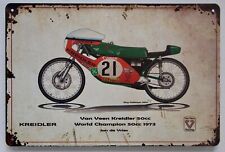 Kreidler Van Veen 50cc Vintage Retro Blechschild 20x30cm Nostalgie Geschenk
