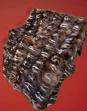 2x2,30m Skunk Echte Pelzdecke Pelz Echtfell Fell 