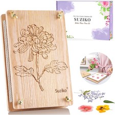 Blumenpresse aus Hartholz -