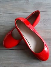 Van Hill Lack Ballerinas Rot Gr. 38