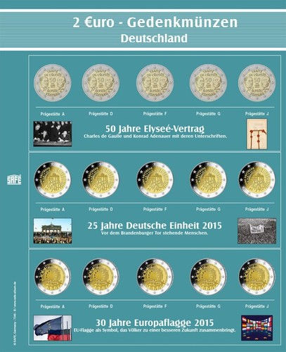 Safe premium münzblatt - münzblatt, für