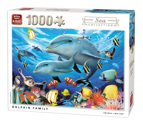 King 55845 familie - familie, delphin