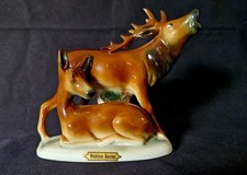 Hirsch & Hirschkuh - Porzellanfigur - Wehlen-Bastei