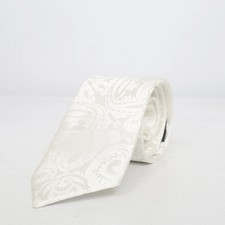 Binder de Luxe, Krawatte, Herren, Polyester, Weiß #8Bj