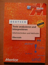 Mentor Abitur Hilfe - Deutsch - Texte analysieren und interpretieren (2003)