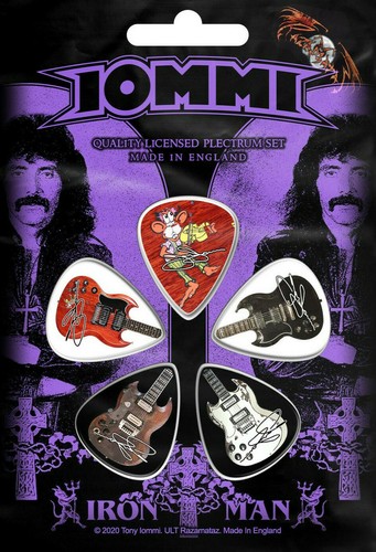 Black sabbath plektrumset - black,