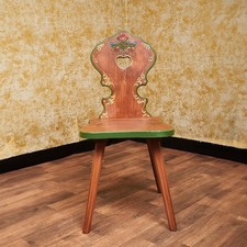 Voglauer Holzstuhl Altrosa