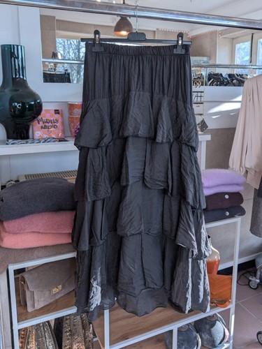 Rock stufenrock maxi volant - stufenrock,