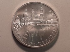 10 EURO  925er (18g) Silbermünze 2006: 800 Jahre Dresden