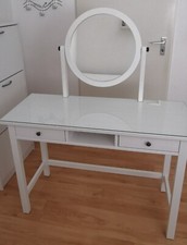IKEA Schminktisch weiß mit Glasplatte, gut erhalten