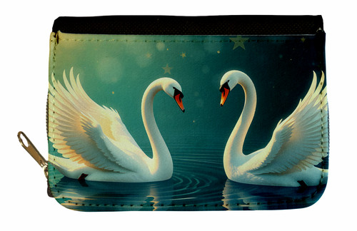 U24 geldbörse schwan motiv - geldbörse,