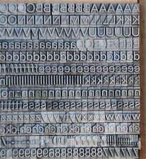 Bleischrift 6 mm Bleisatz Buchdruck Handsatz Bleiletter Steckschrift letterpress