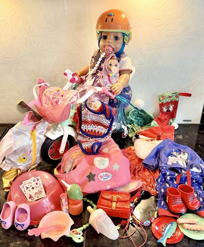 Baby born megaset mit fahrrad - mit,