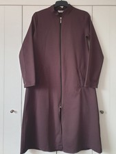 Sommermantel lang bordeaux Gr