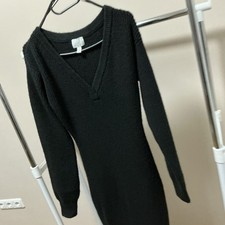 Damen Maxikleid Schwarz, H&M