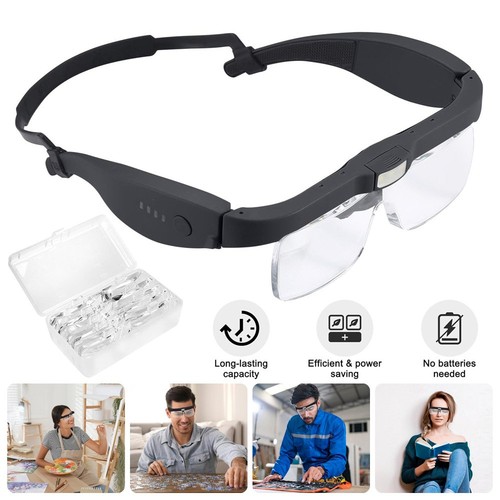 Lupenbrille mit licht led - mit,